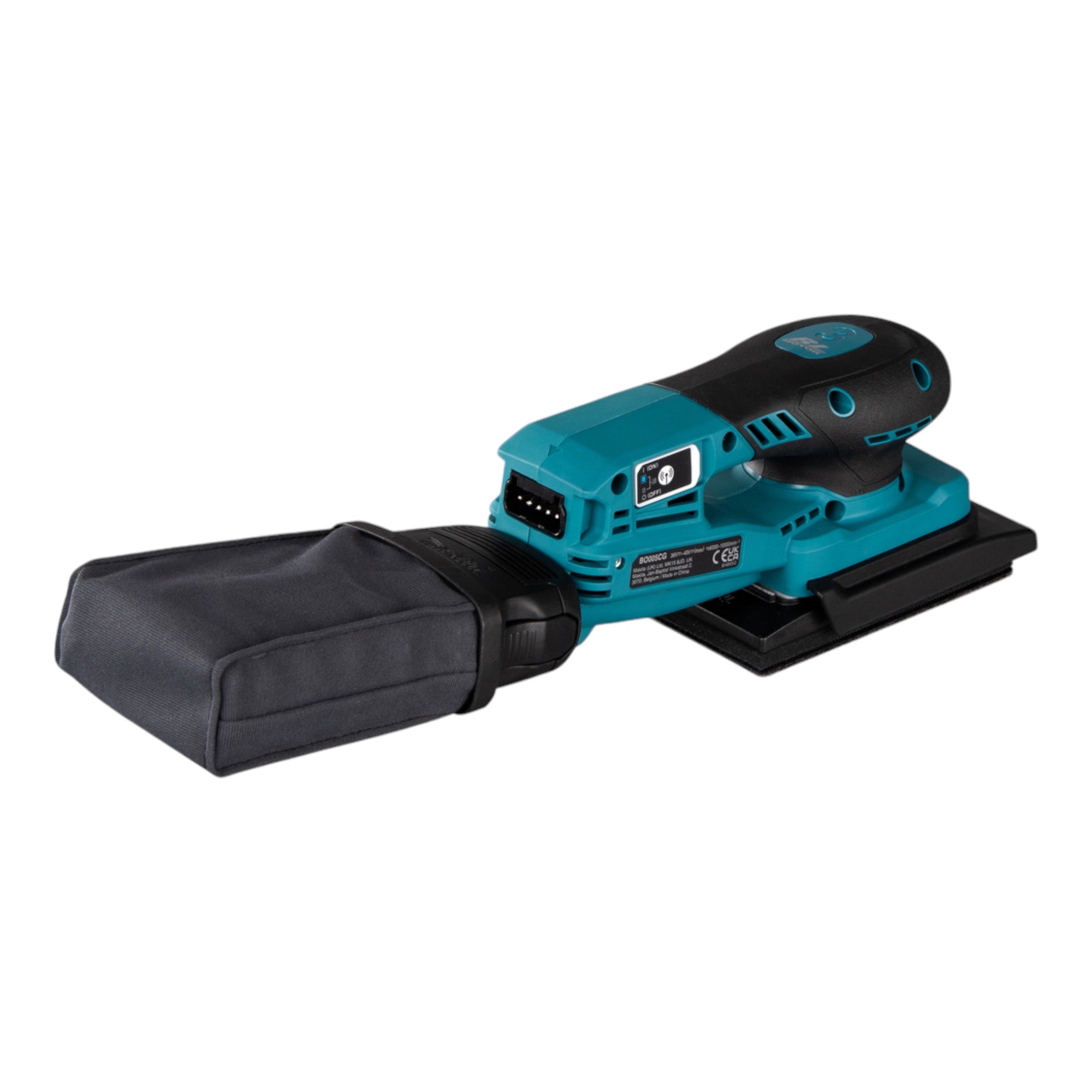Makita BO 005 CGU101 Akku Schwingschleifer 40 V max 80 x 130 mm 3 0 mm Hub Brushless 1x Akku 4 0 Ah Ladegeraet Makpac 2 - toolbrothers