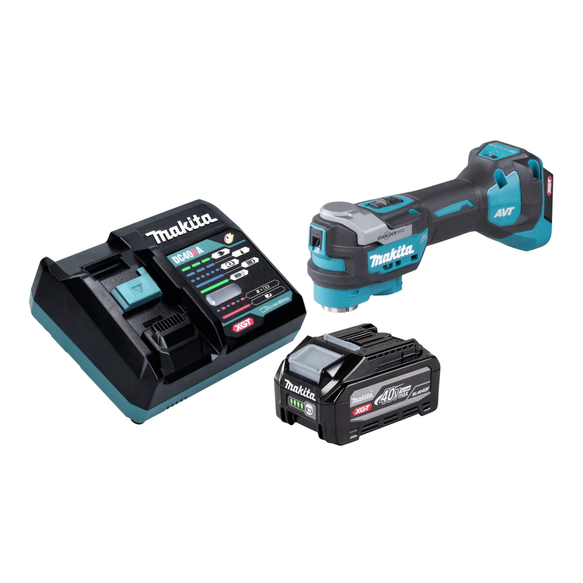 Makita TM 001 GU101 Akku Multifunktionswerkzeug 40 V max Starlock Max Brushless 1x Akku 4 0 Ah Ladegeraet 0 - toolbrothers