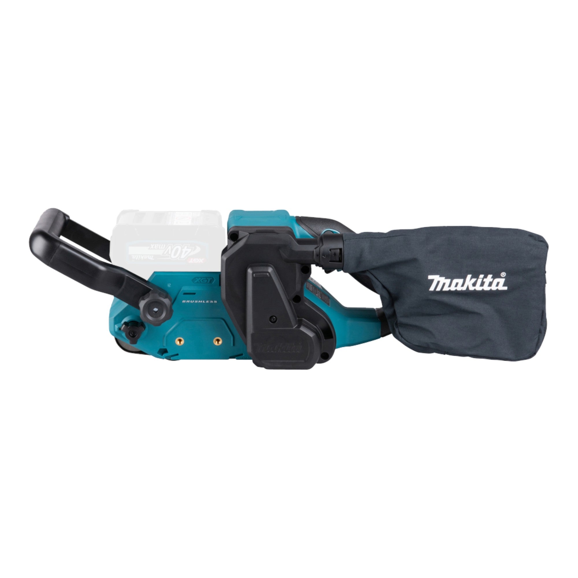 Makita BS 001 GU201 Akku Bandschleifer 40 V max 76 x 533 mm Brushless 2x Akku 4 0 Ah Ladegeraet 1 - toolbrothers