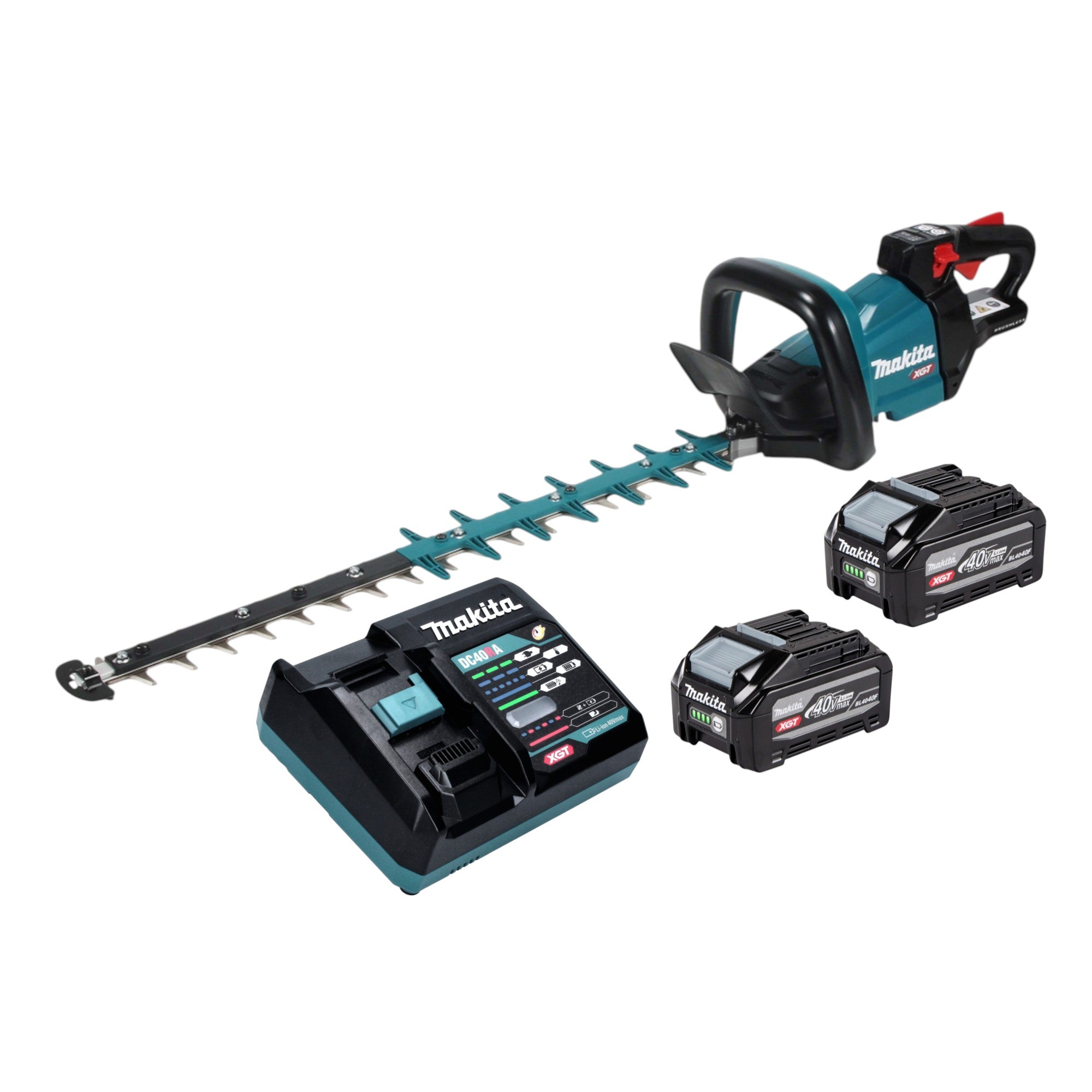 Makita UH 004 GU201 Akku Heckenschere 40 V max 60 cm Brushless 2x Akku 4 0 Ah Ladegeraet 0 - toolbrothers