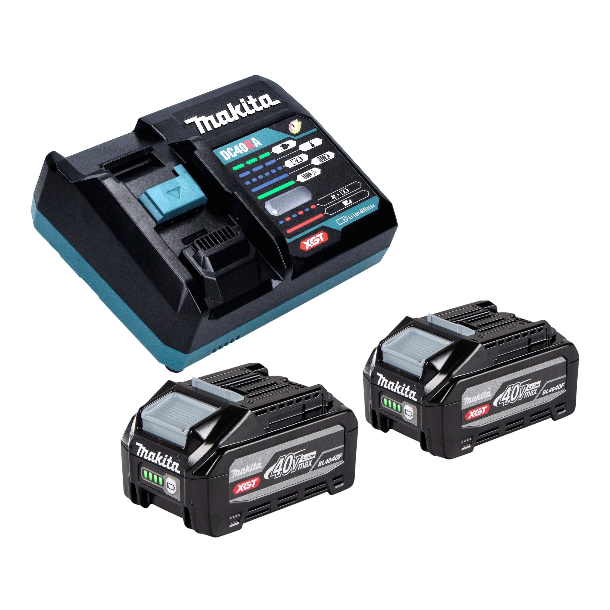 Makita UB 002 GU201 Akku Geblaese 40 V max 2x Akku 4 0 Ah Ladegeraet 3 - toolbrothers