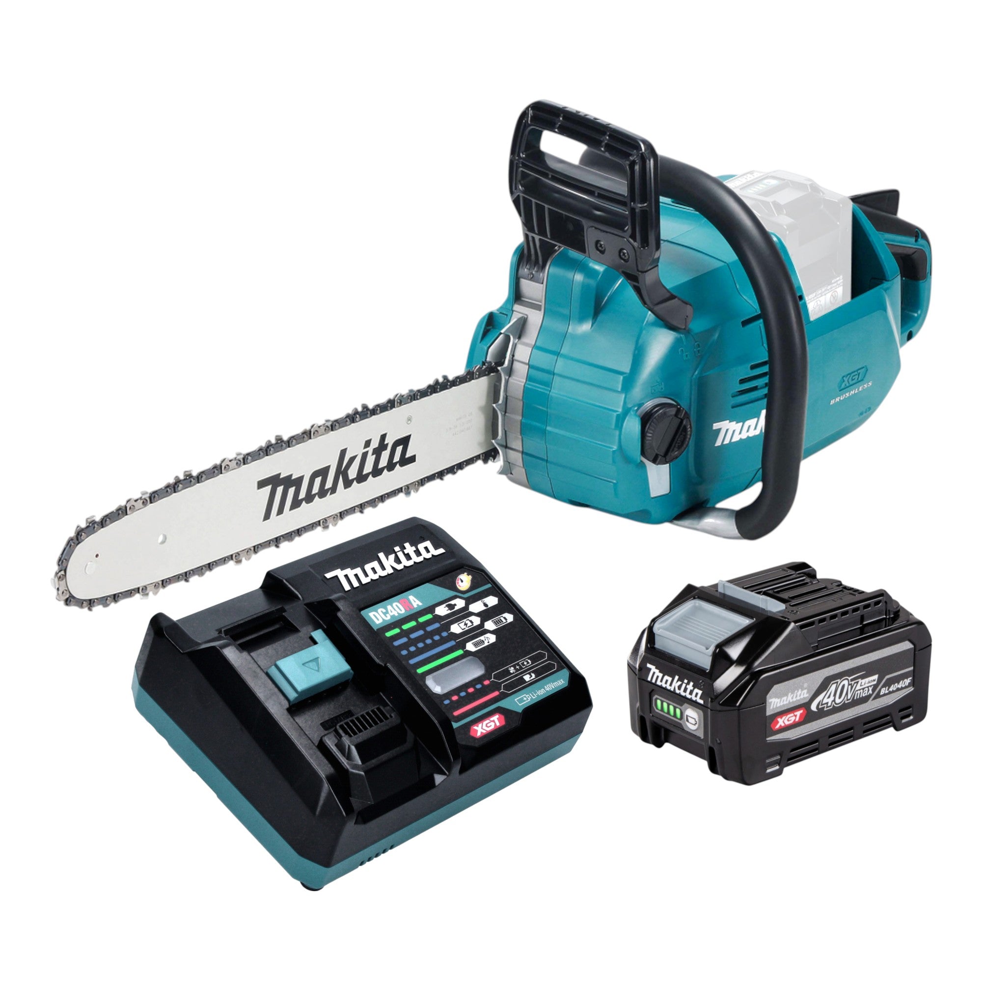 Makita UC 016 GU101 Akku Kettensaege 40 V max 40 cm Brushless 1x Akku 4 0 Ah Ladegeraet 0 - toolbrothers