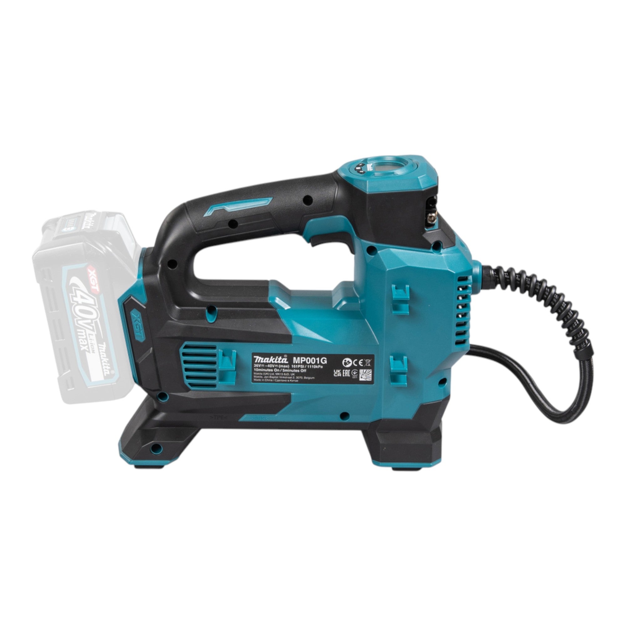 Makita MP 001 GU201 Akku Kompressor 40 V max 11 1 bar 2x Akku 4 0 Ah Ladegeraet 4 - toolbrothers