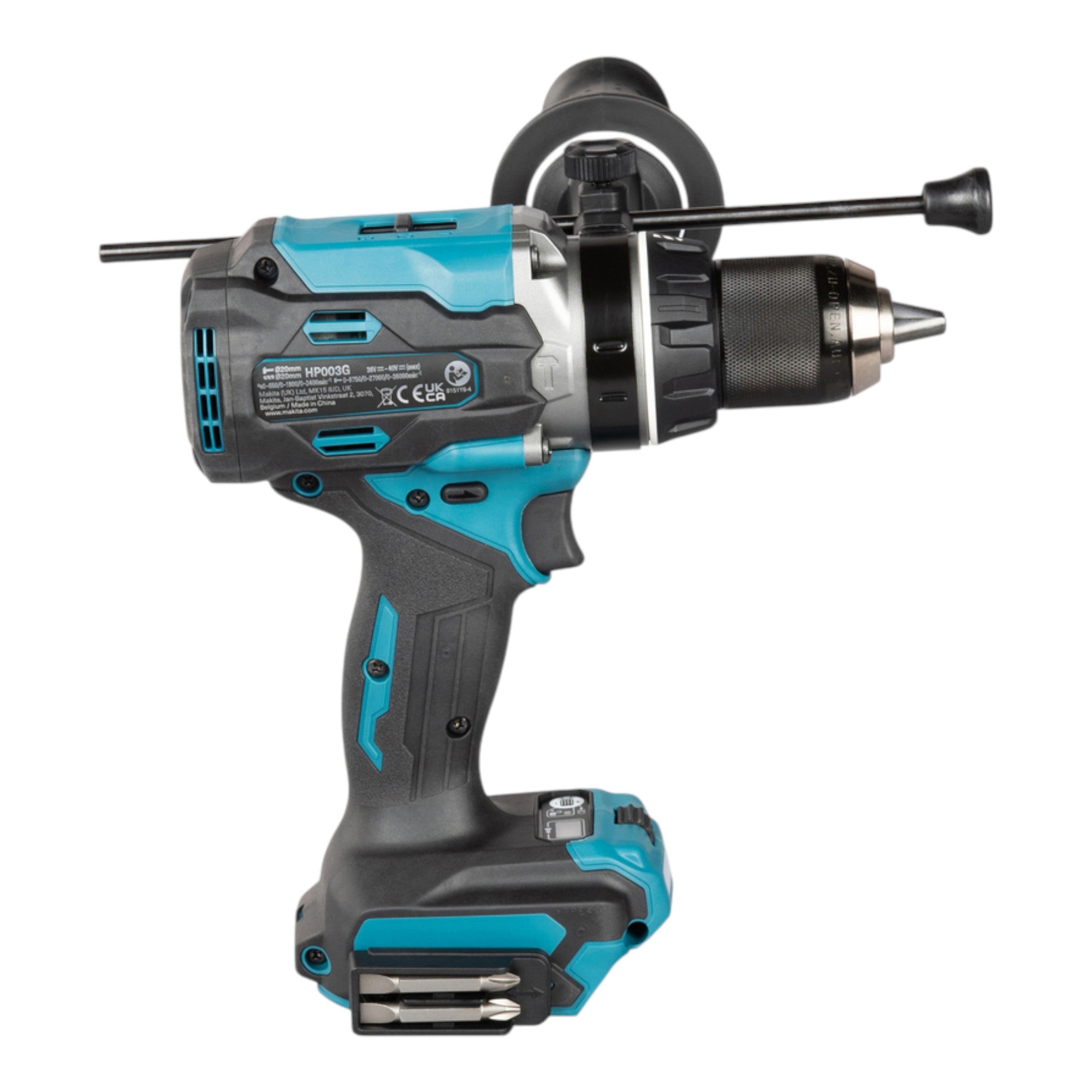 Makita HP 003 GU1 Akku Schlagbohrschrauber 40 V max 180 Nm Brushless 1x Akku 4 0 Ah ohne Ladegeraet 4 - toolbrothers