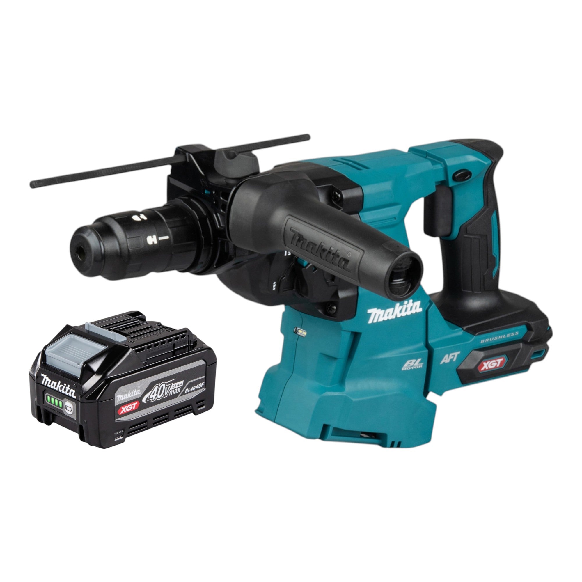 Makita HR 012 GU1 Akku Kombihammer 40 V max 3 3 J SDS plus Brushless 1x Akku 4 0 Ah ohne Ladegeraet 0 - toolbrothers