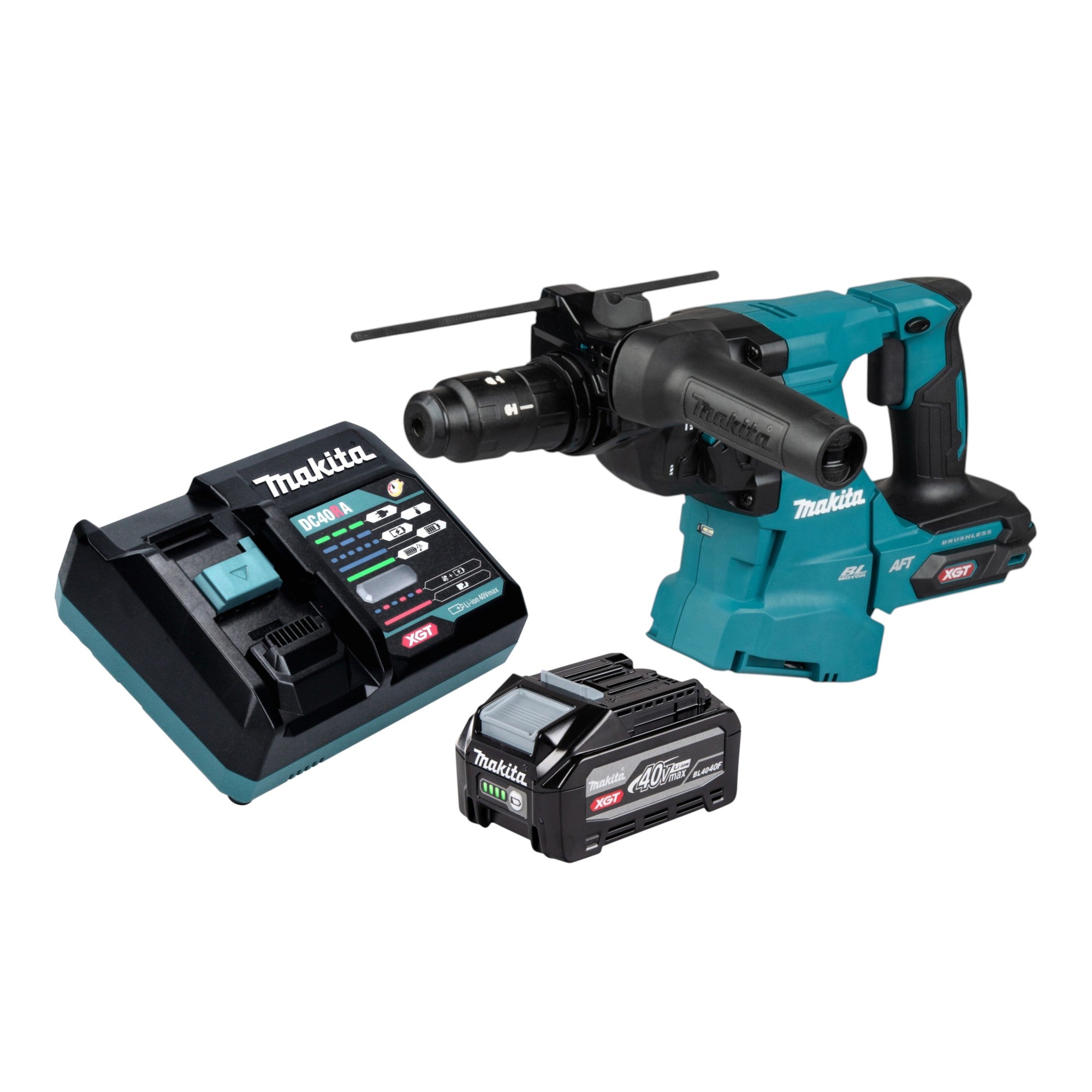 Makita HR 012 GU101 Akku Kombihammer 40 V max 3 3 J SDS plus Brushless 1x Akku 4 0 Ah Ladegeraet 0 - toolbrothers