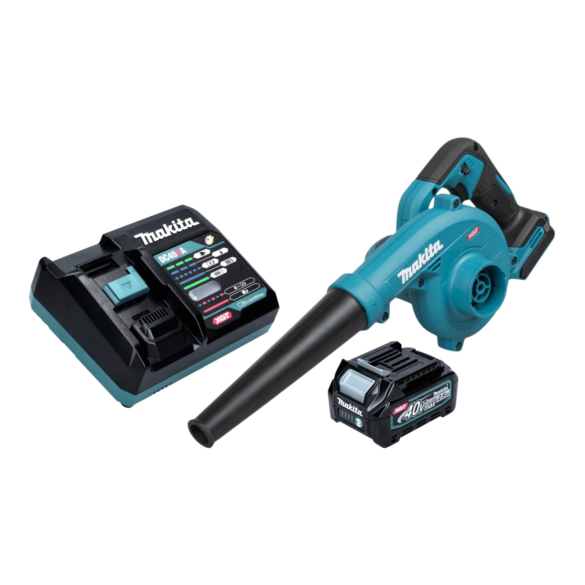 Makita UB 002 GD101 Akku Geblaese 40 V max 1x Akku 2 5 Ah Ladegeraet 0 - toolbrothers