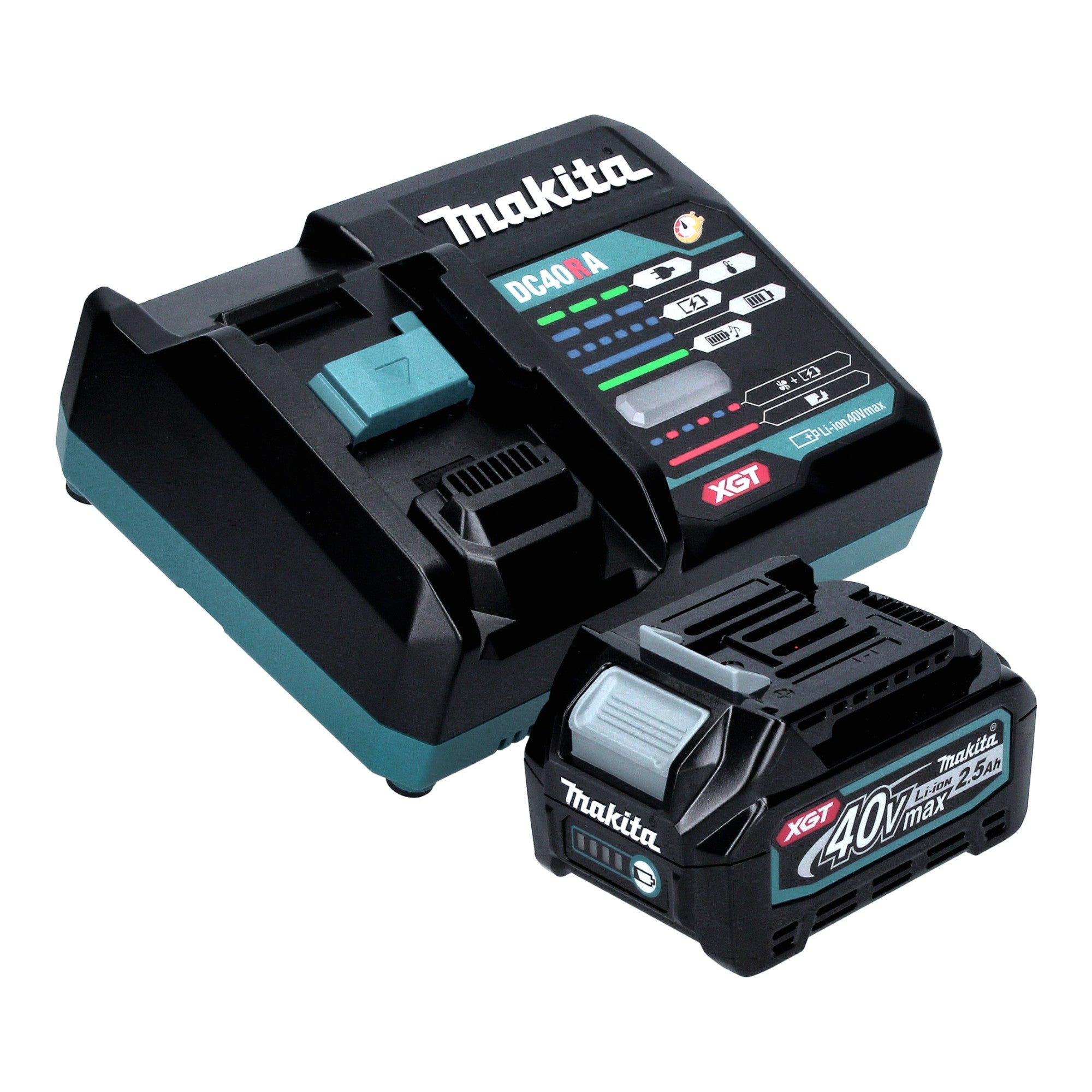 Makita UB 002 GD101 Akku Geblaese 40 V max 1x Akku 2 5 Ah Ladegeraet 3 - toolbrothers