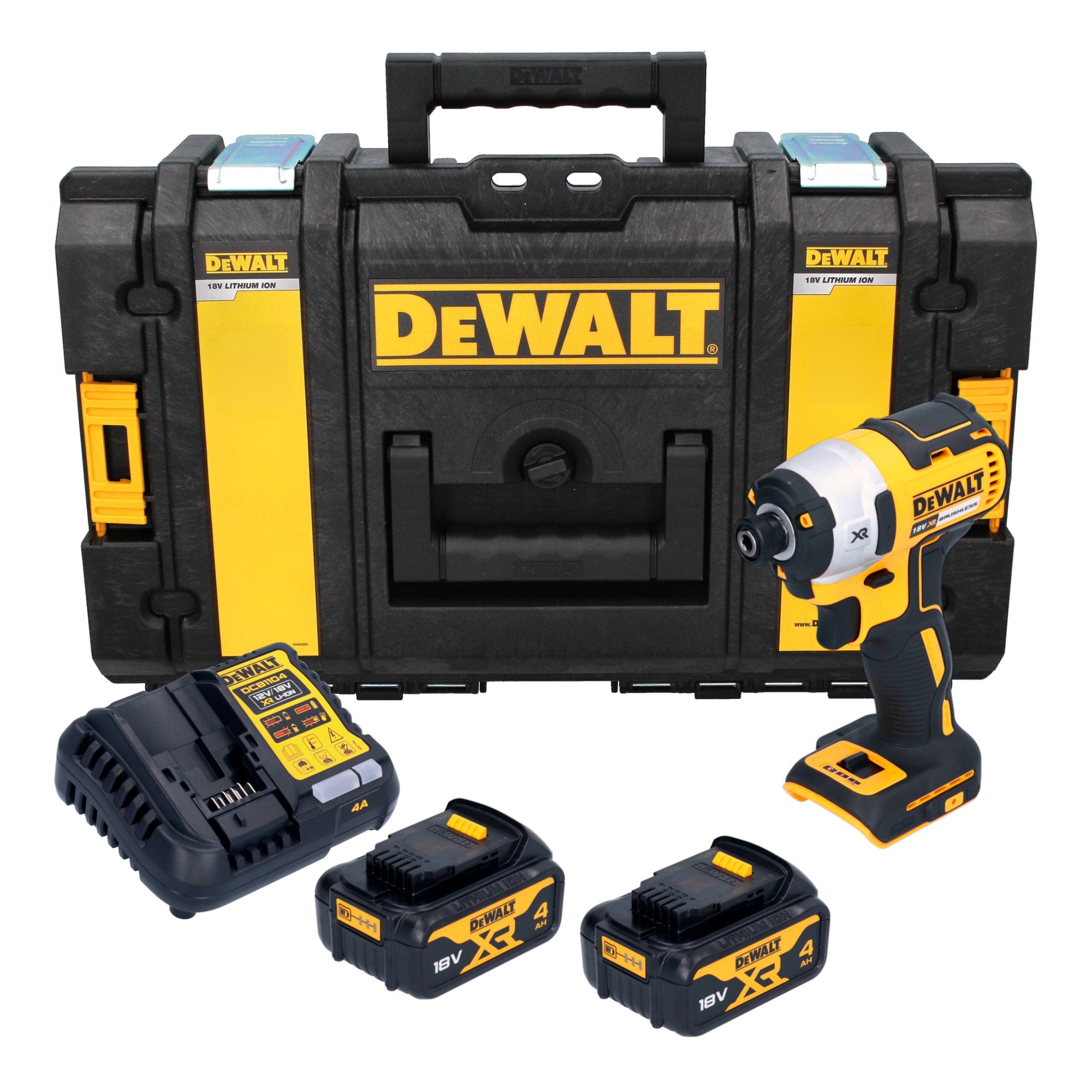 DeWalt DCF 887 M2 Akku Schlagschrauber 18 V 205 Nm 1 4 Brushless 2x Akku 4 0 Ah Ladegeraet Tough Box 0 - toolbrothers