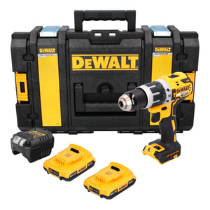 DeWalt DCD 796 D2 Akku Schlagbohrschrauber 18 V 70 Nm Brushless + 2x Akku 2,0 Ah + Ladegerät + Tough Box