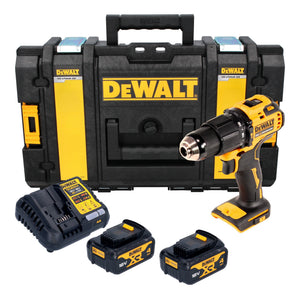 DeWalt DCD 709 M2 Akku Schlagbohrschrauber 18 V 65 Nm + 2x Akku 4,0 Ah + Ladegerät + Tough Box