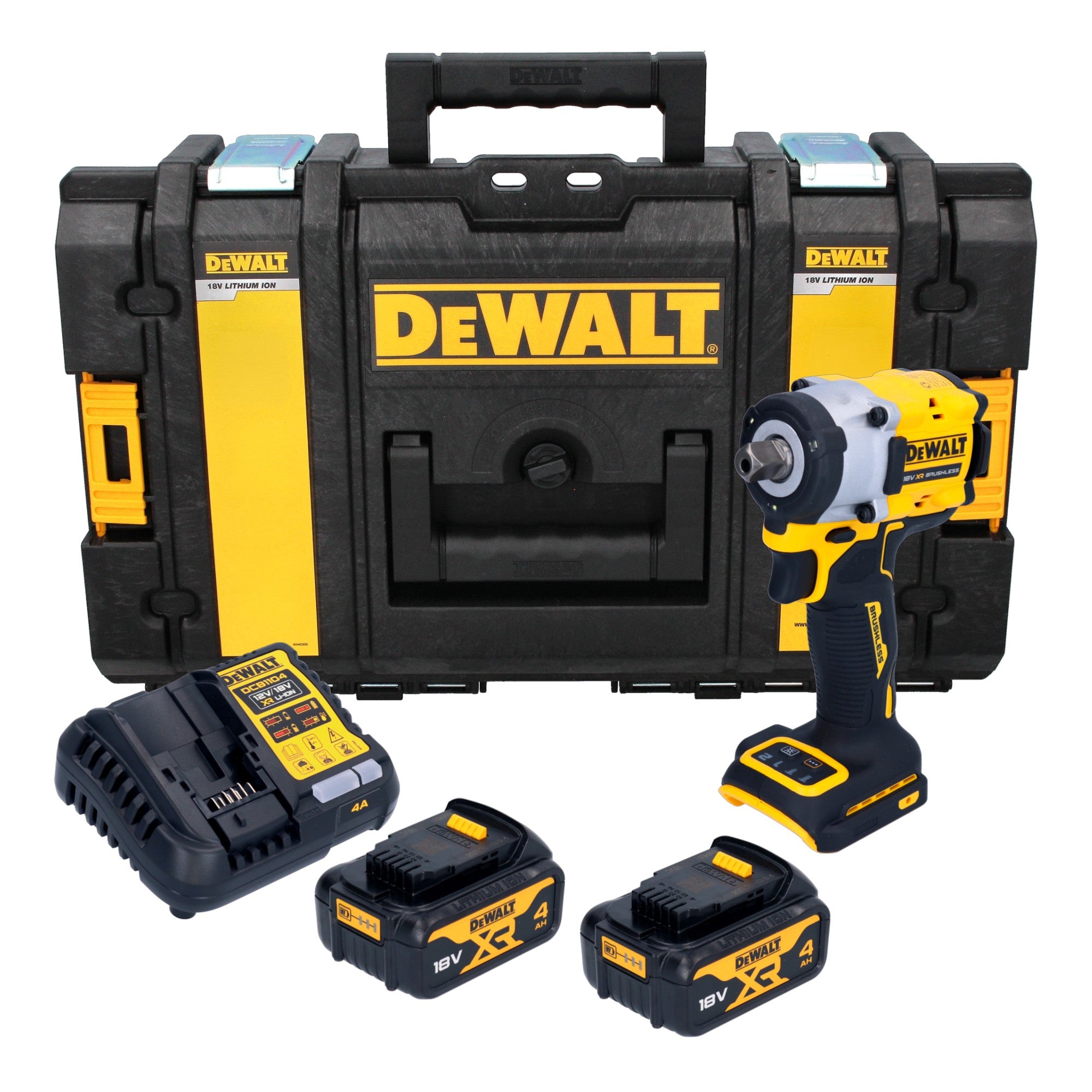 DeWalt DCF 922 M2 Akku Schlagschrauber 18 V 406 Nm 1 2 Brushless 2x Akku 4 0 Ah Ladegeraet Tough Box 0 - toolbrothers