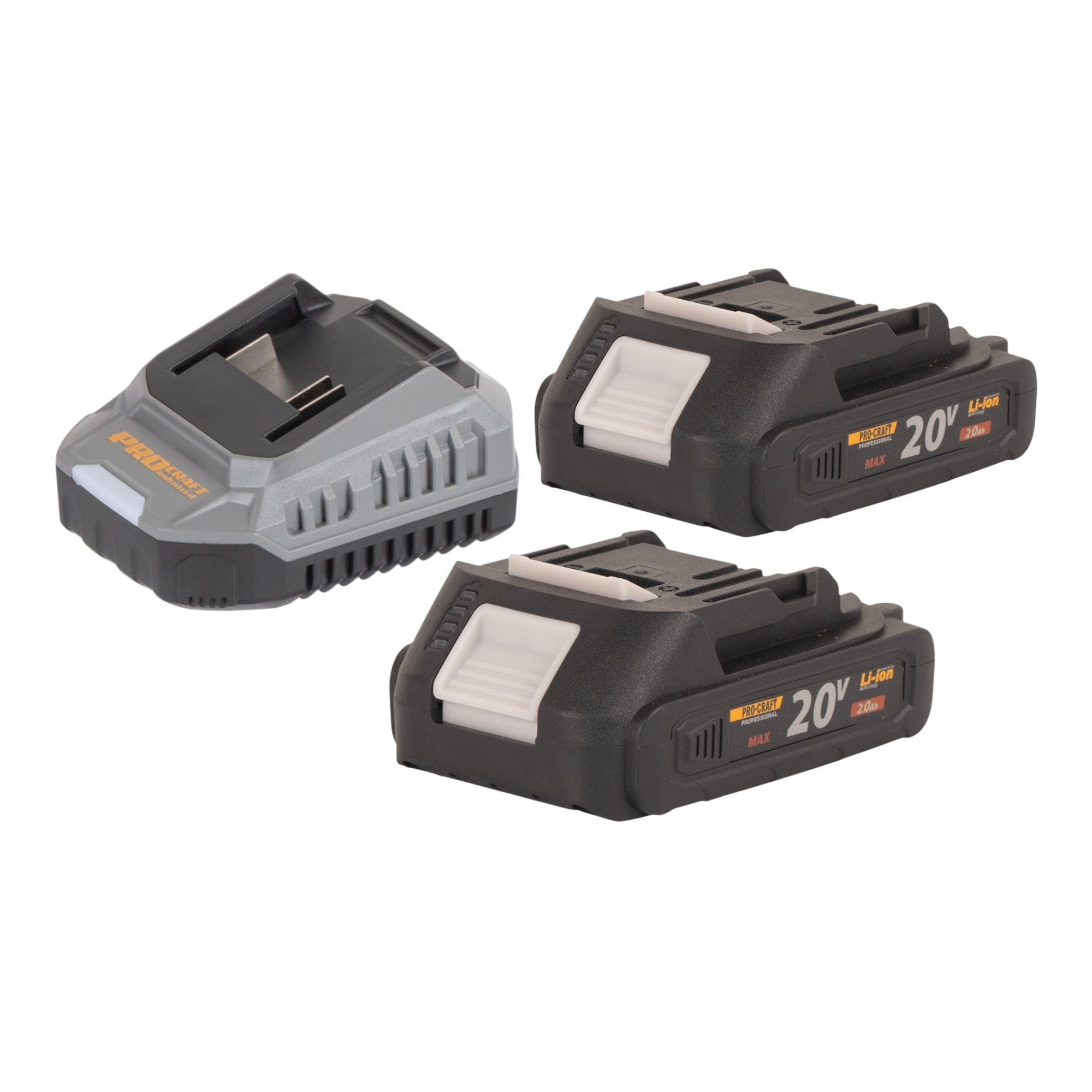 Procraft Industrial HD20B BB Akku Kombihammer 20 V 5 J SDS plus Brushless 2x Akku 2 0 Ah Ladegeraet 2 - toolbrothers