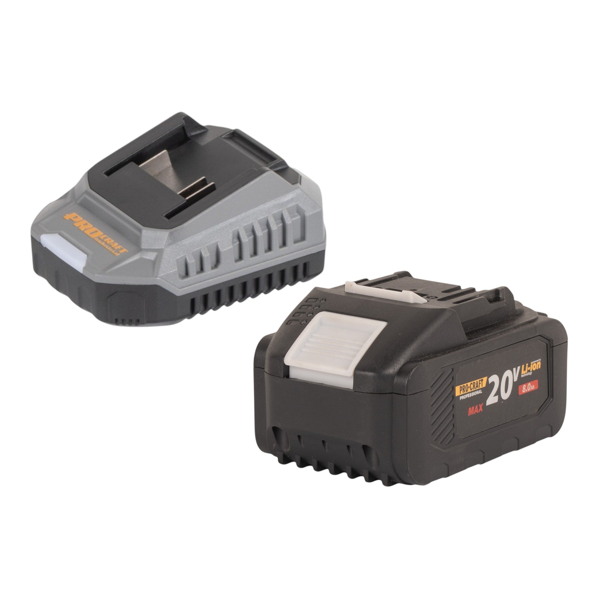 Procraft Industrial HD20B BB Akku Kombihammer 20 V 5 J SDS plus Brushless 1x Akku 8 0 Ah Ladegeraet 2 - toolbrothers