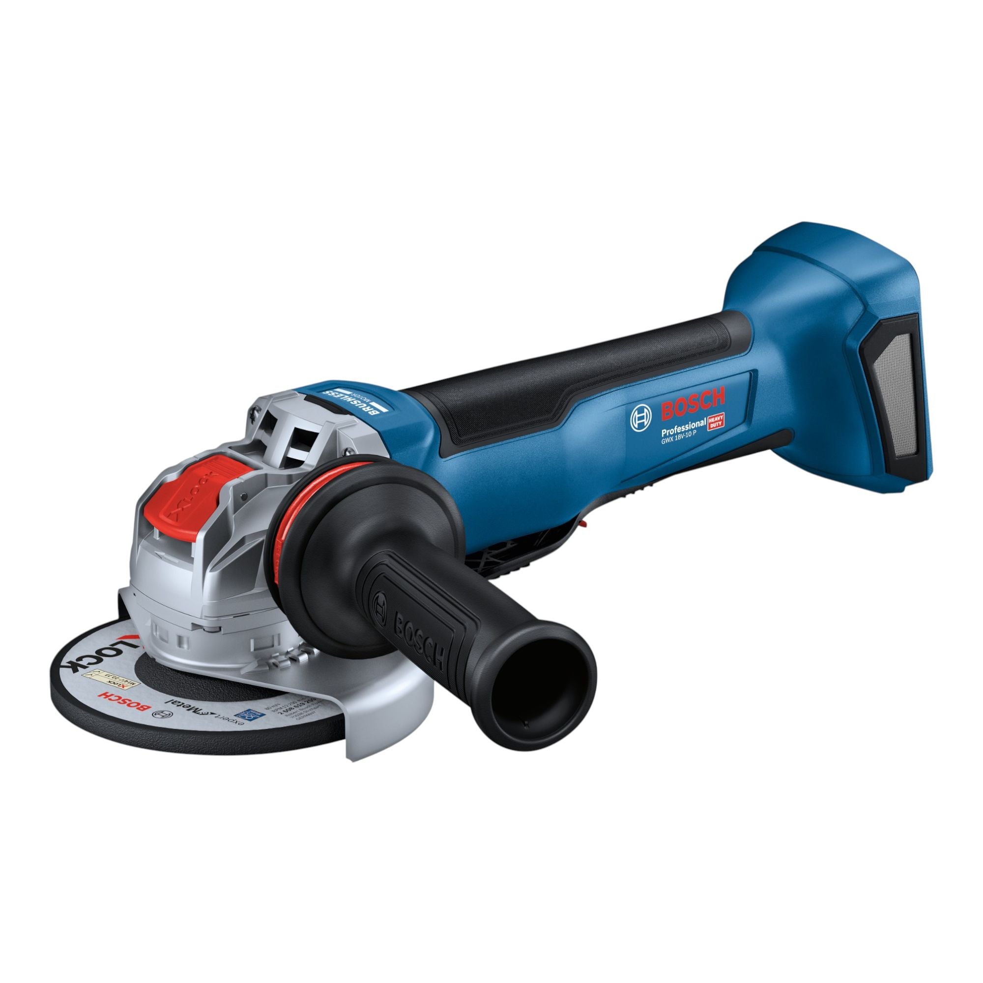 Bosch GWX 18V 10 P Professional Akku Winkelschleifer 18 V 125 mm X LOCK Brushless 1x Akku 4 0 Ah Ladegeraet L Boxx 1 - toolbrothers