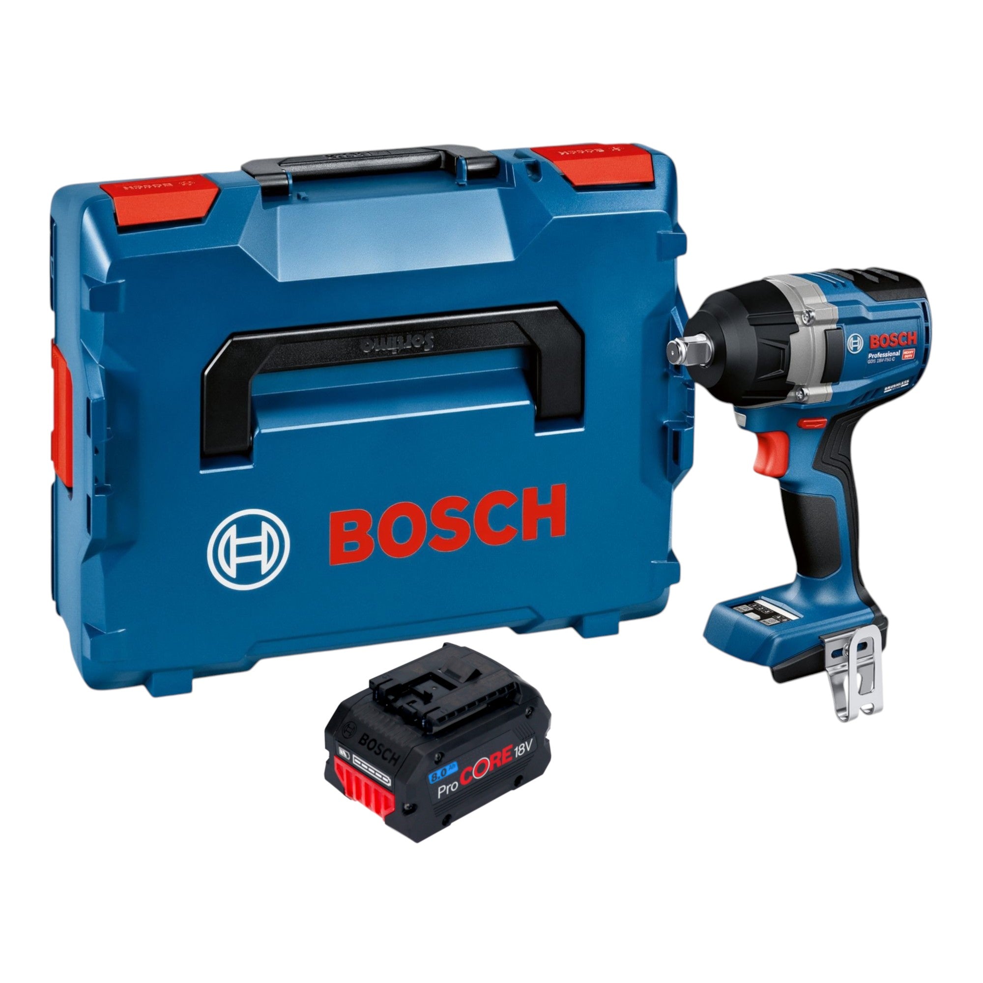 Bosch GDS 18V 750 C Akku Schlagschrauber 18 V 750 Nm 1 2 Brushless 1x ProCORE Akku 8 0 Ah L Boxx ohne Ladegeraet 0 - toolbrothers
