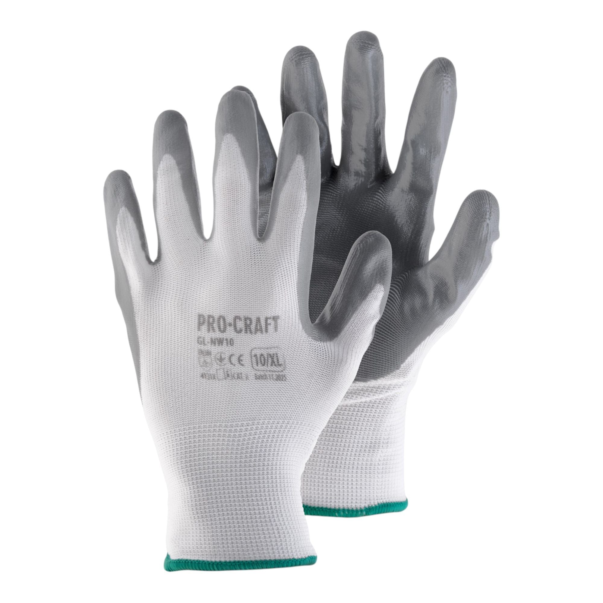 Procraft GL NW8 Arbeitshandschuhe Nitril 1 Paar Groesse M 1 - toolbrothers