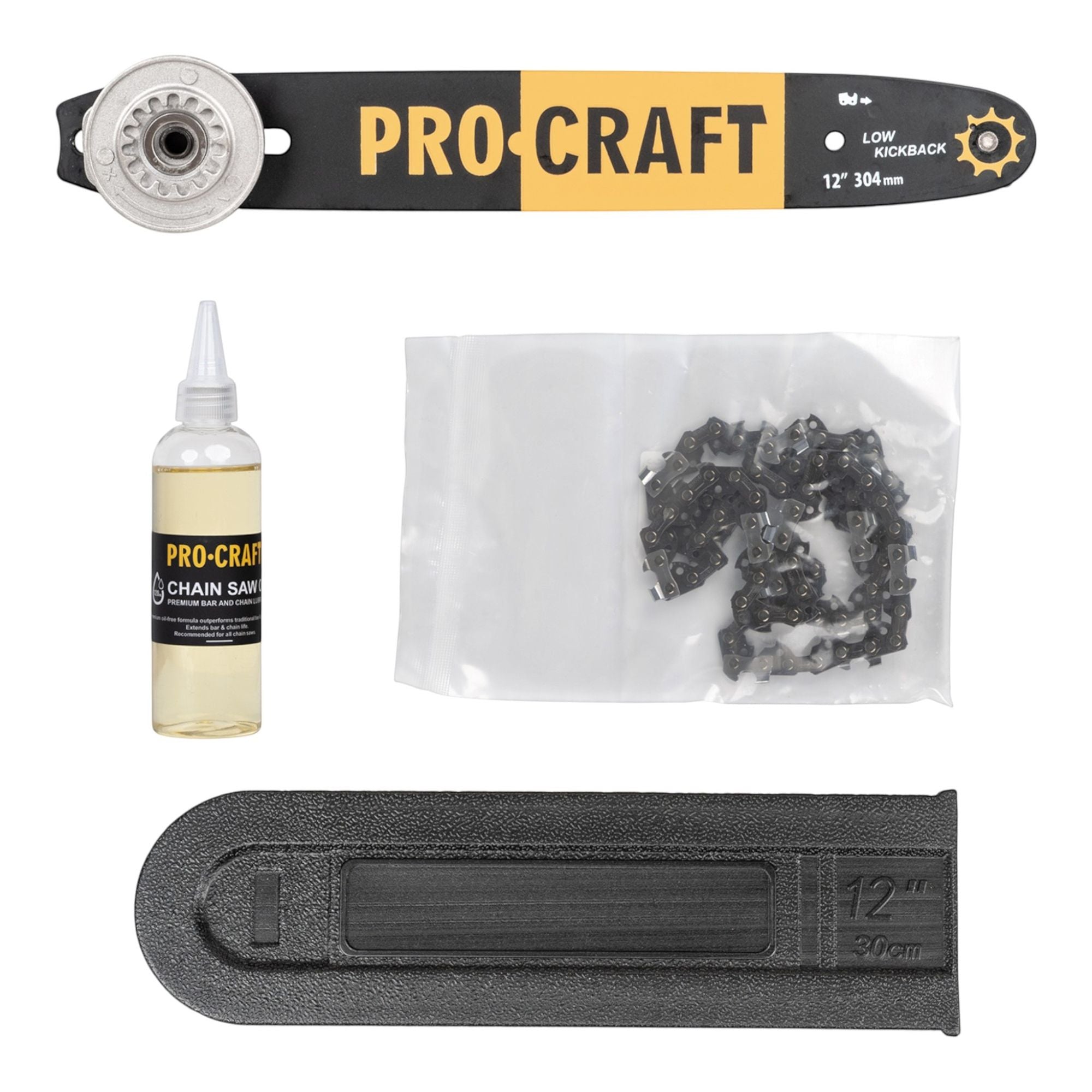 Procraft PKA42Libb Akku Kettensaege 20 V 304 mm Brushless 1x Akku 4 0 Ah ohne Ladegeraet 4 - toolbrothers