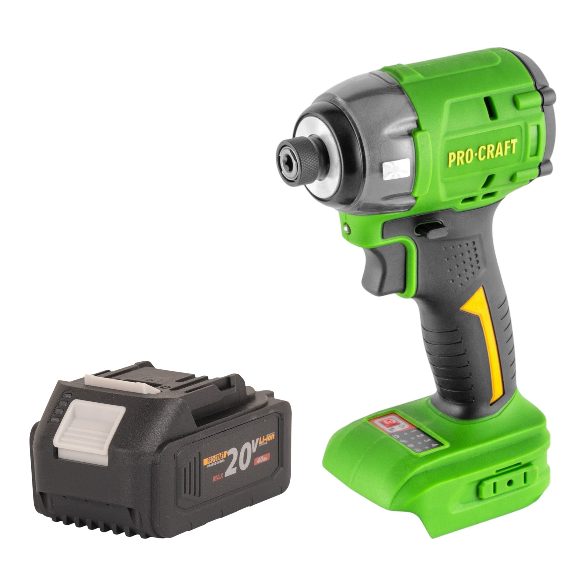 Procraft PS22bb Akku Schlagschrauber 20 V 230 Nm 1 4 Brushless 1x Akku 4 0 Ah ohne Ladegeraet 0 - toolbrothers