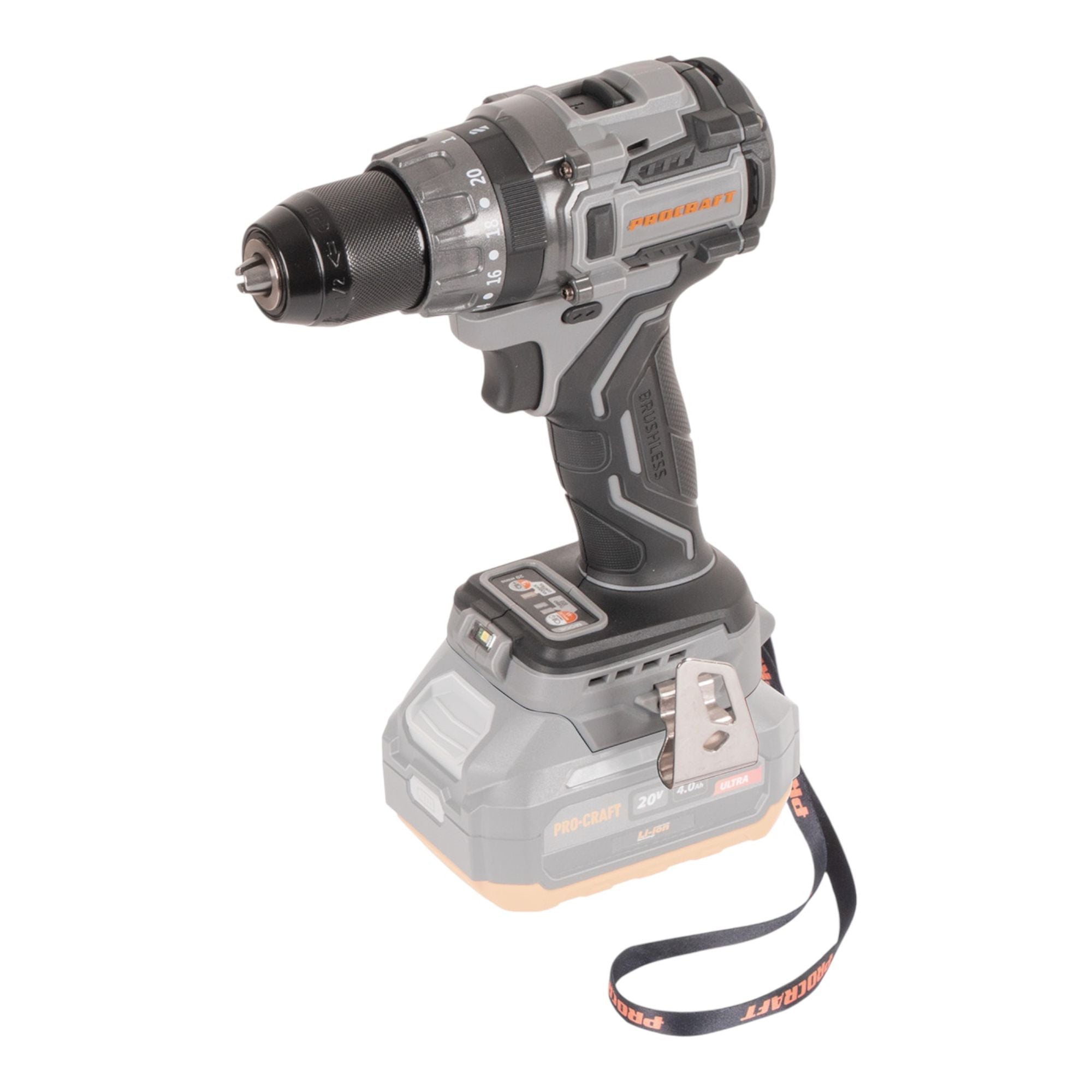 Procraft Industrial CD20Abb Akku Schlagbohrschrauber 20 V 85 Nm 1x Akku 4 0 Ah RHINO Toolcase ohne Ladegeraet 1 - toolbrothers