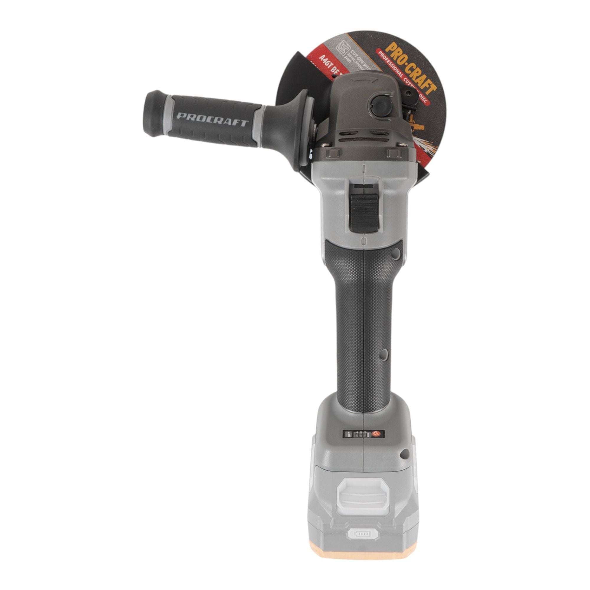 Procraft Industrial AG125Abb Akku Winkelschleifer 20 V 125 mm Brushless 2x Akku 4 0 Ah Ladegeraet 4 - toolbrothers