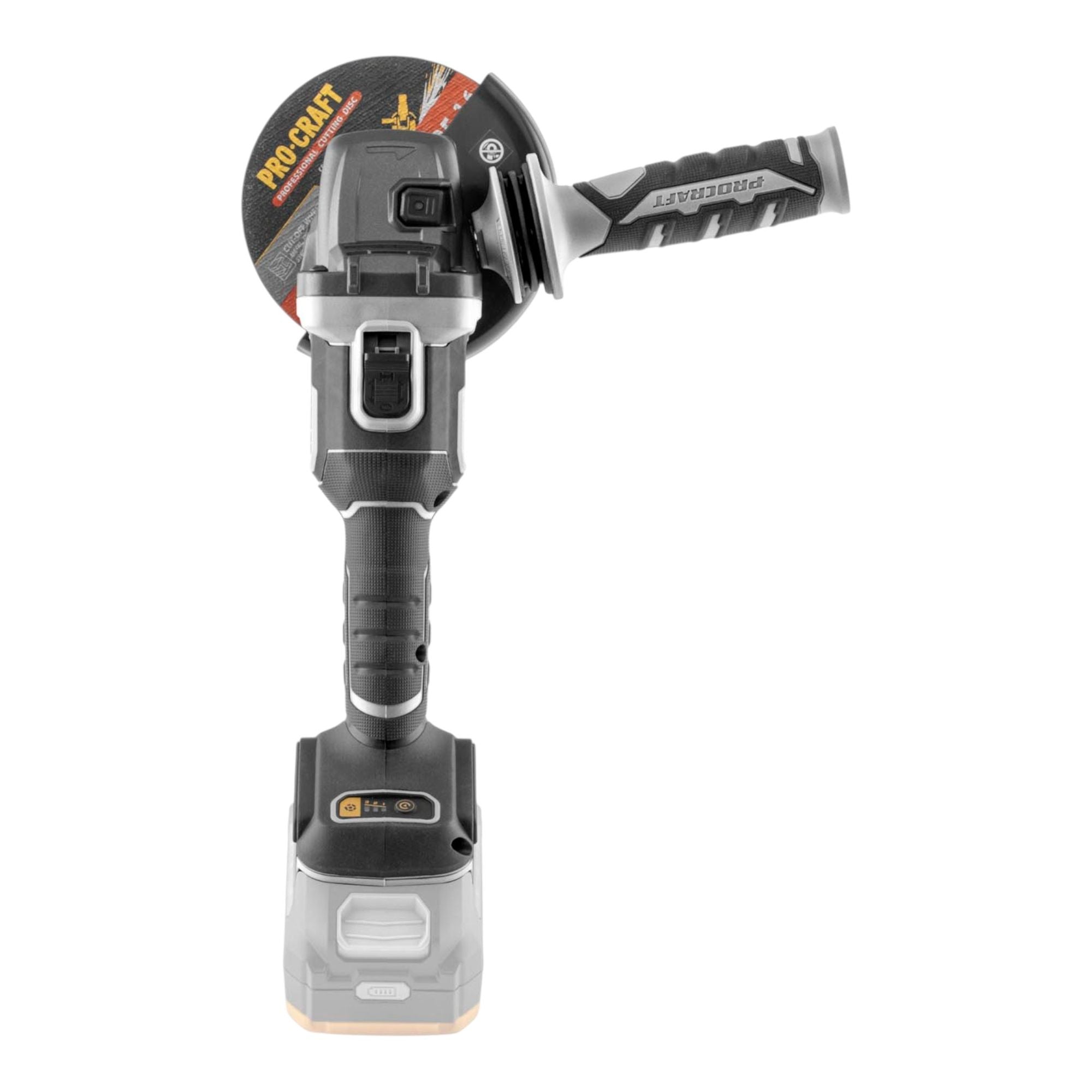 Procraft Industrial AG125Bbb Akku Winkelschleifer 20 V 125 mm Brushless 1x Akku 4 0 Ah ohne Ladegeraet 4 - toolbrothers