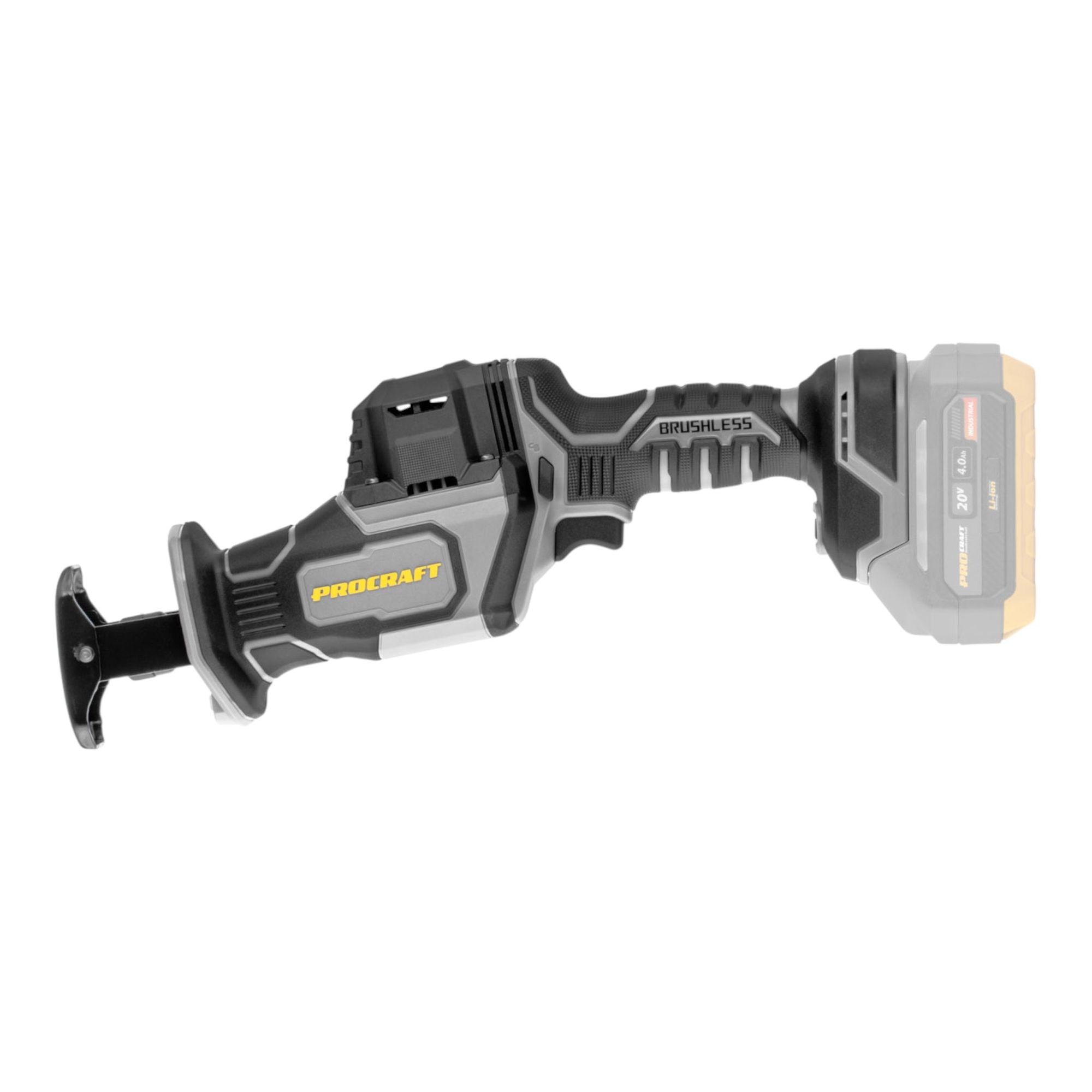 Procraft Industrial RS20Abb Recipro Saebelsaege 20 V Brushless 1x Akku 4 0 Ah Ladegeraet RHINO Toolcase 2 - toolbrothers