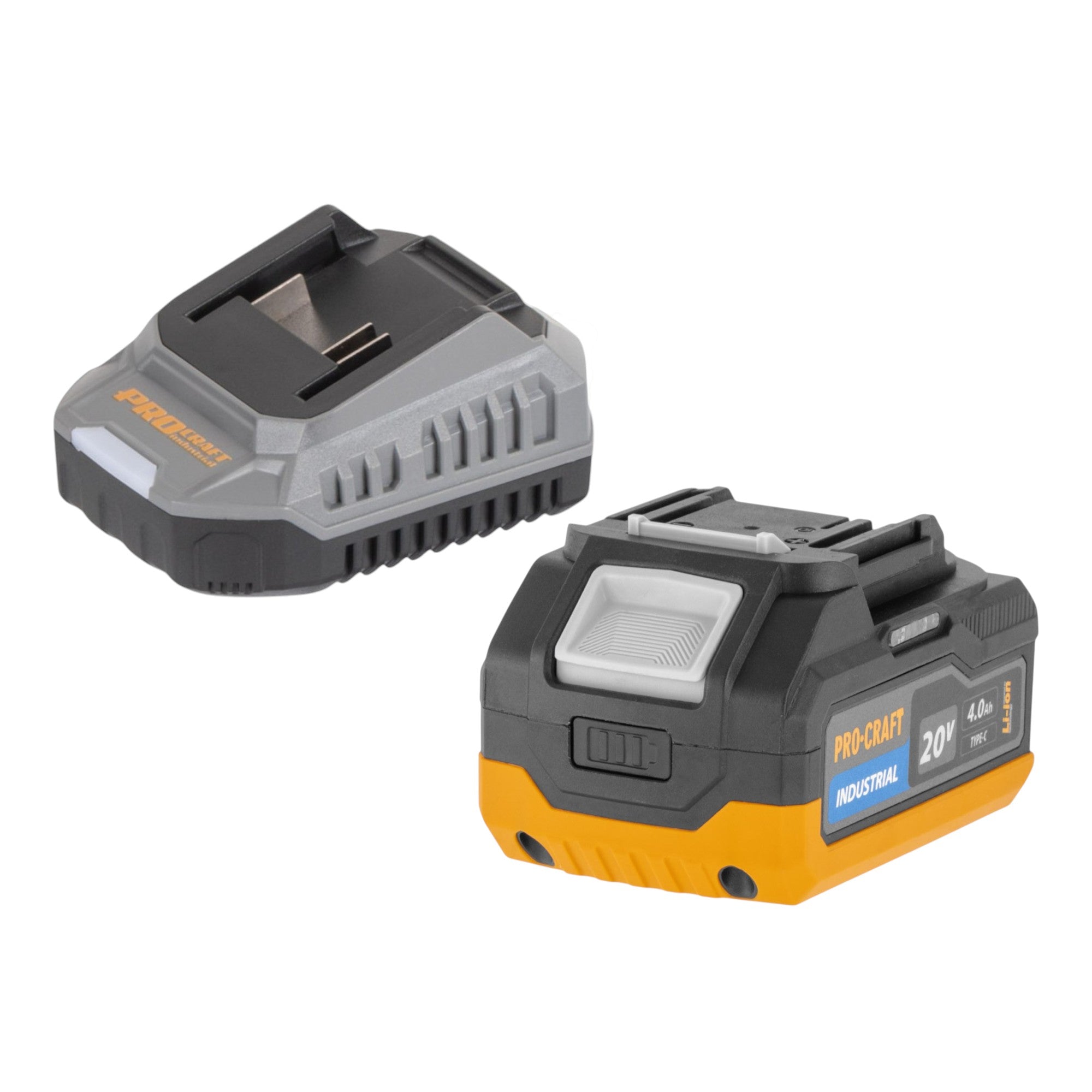 Procraft Industrial CD20B BB Akku Schlagbohrschrauber 20 V 150 Nm Brushless 1x Akku 4 0 Ah Ladegeraet RHINO Toolcase 4 - toolbrothers