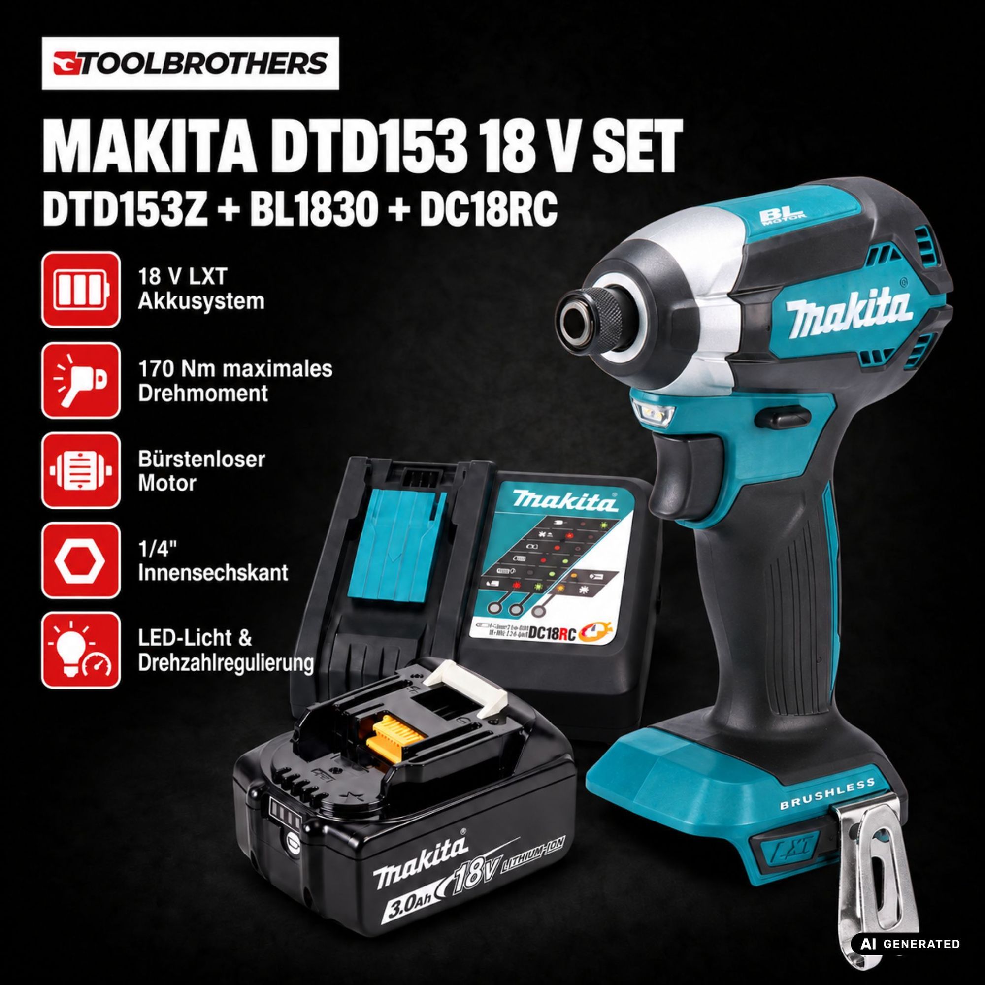 Toolbrothers Powertools Adventskalender 2026 Makita DTD153Z Edition Gr S 1 - toolbrothers