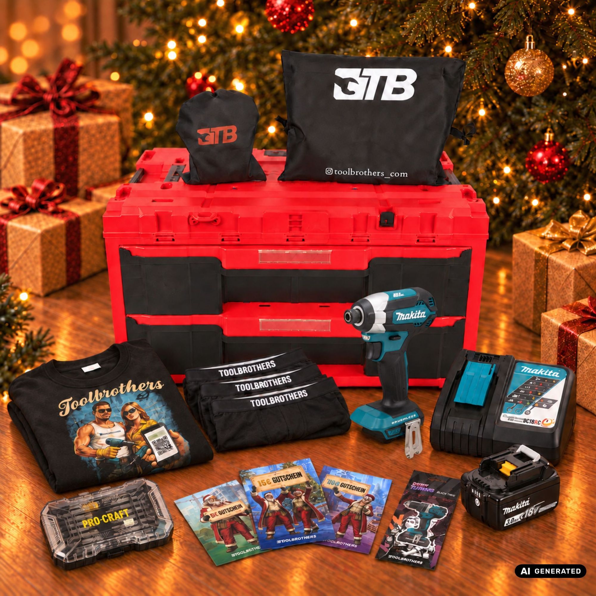 Toolbrothers Powertools Adventskalender 2026 Makita DTD153Z Edition Gr S 0 - toolbrothers