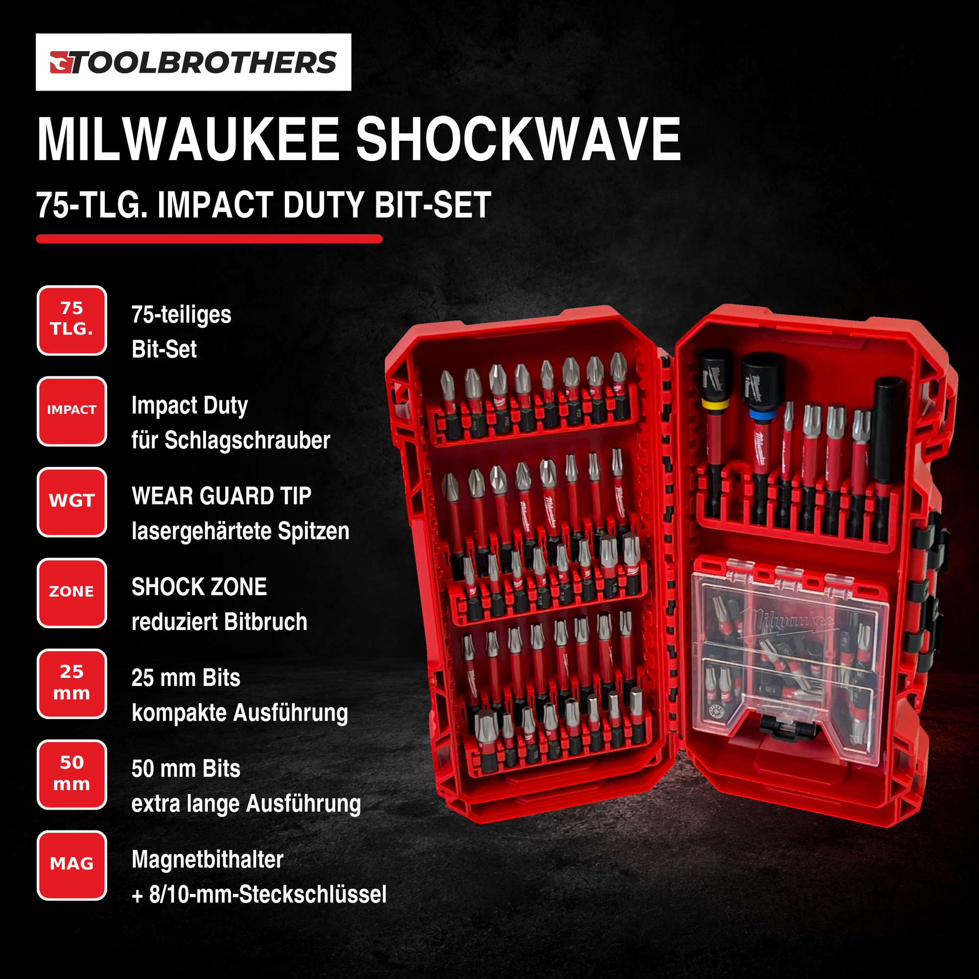 Toolbrothers Powertools Kalender 2026 Milwaukee M18 TLED 0 Edition Gr L 3 - toolbrothers
