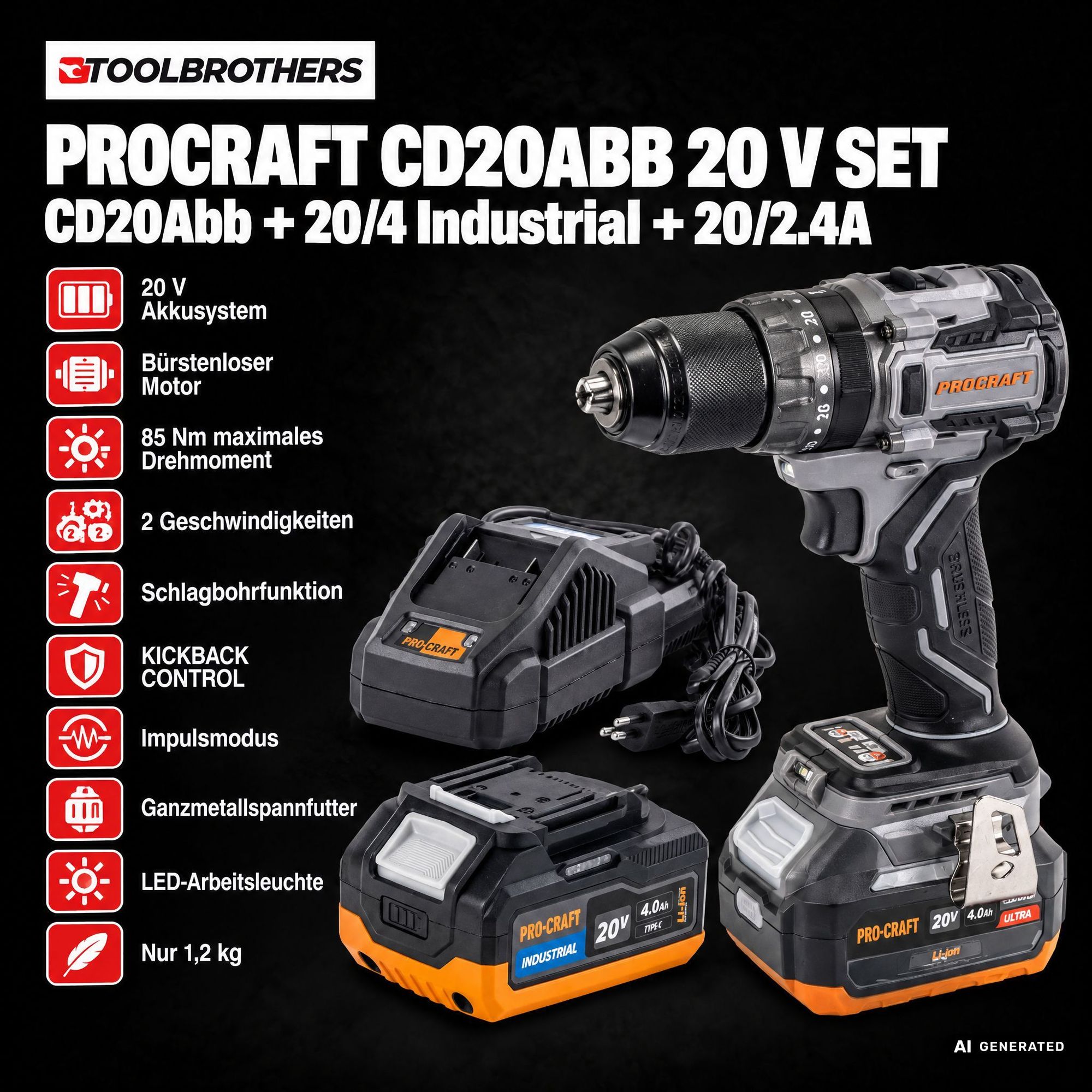 Toolbrothers Powertools Kalender 2026 Procraft Industrial CD20Abb Edition Gr XL 1 - toolbrothers