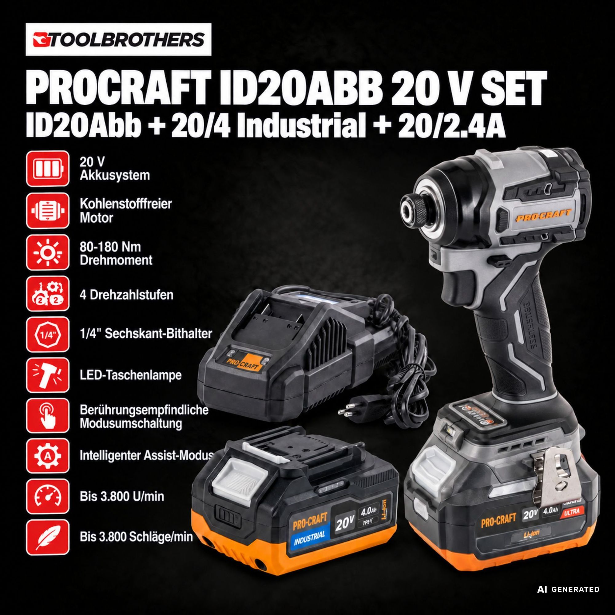 Toolbrothers Powertools Kalender 2026 Procraft Industrial ID20Abb Edition Gr L 1 - toolbrothers