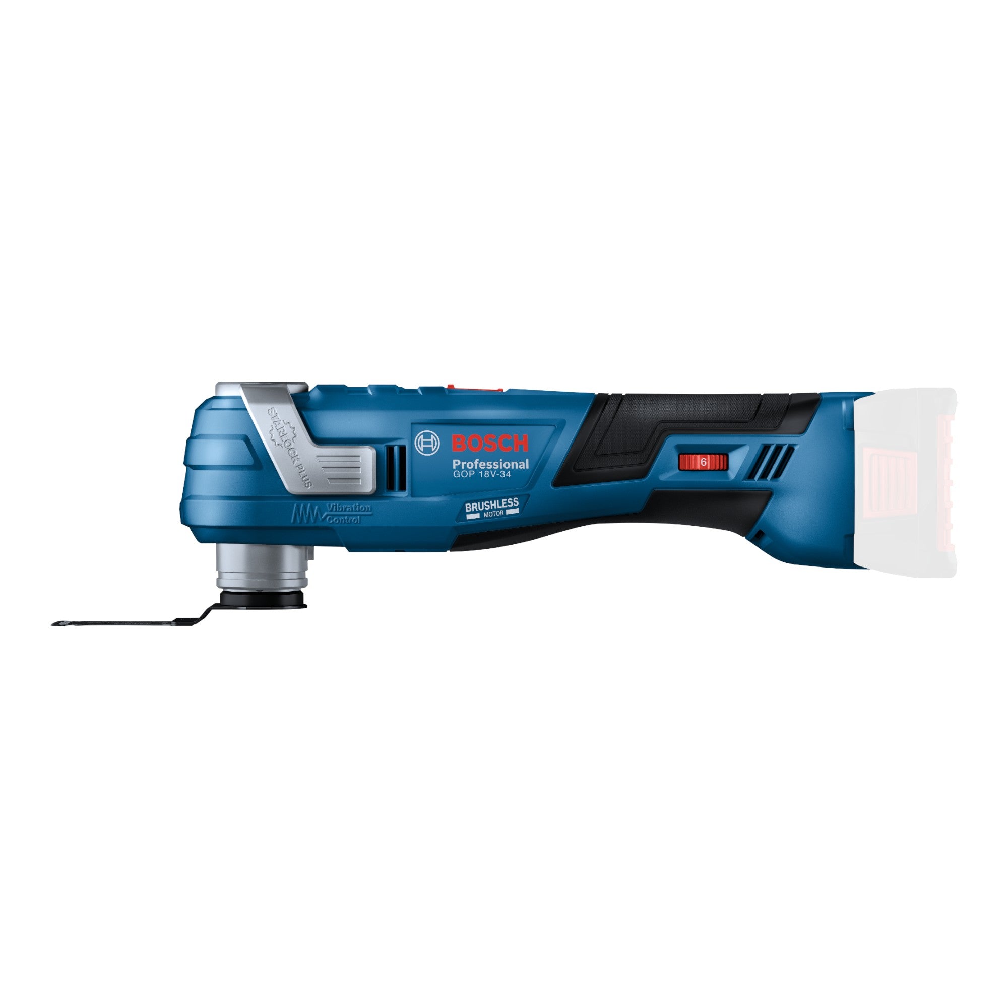 Bosch GOP 18V 34 Professional Akku Multi Cutter 18 V Starlock Plus 1x Akku 2 0 Ah 17 tlg Zubehoer L Boxx ohne Ladegeraet 2 - toolbrothers