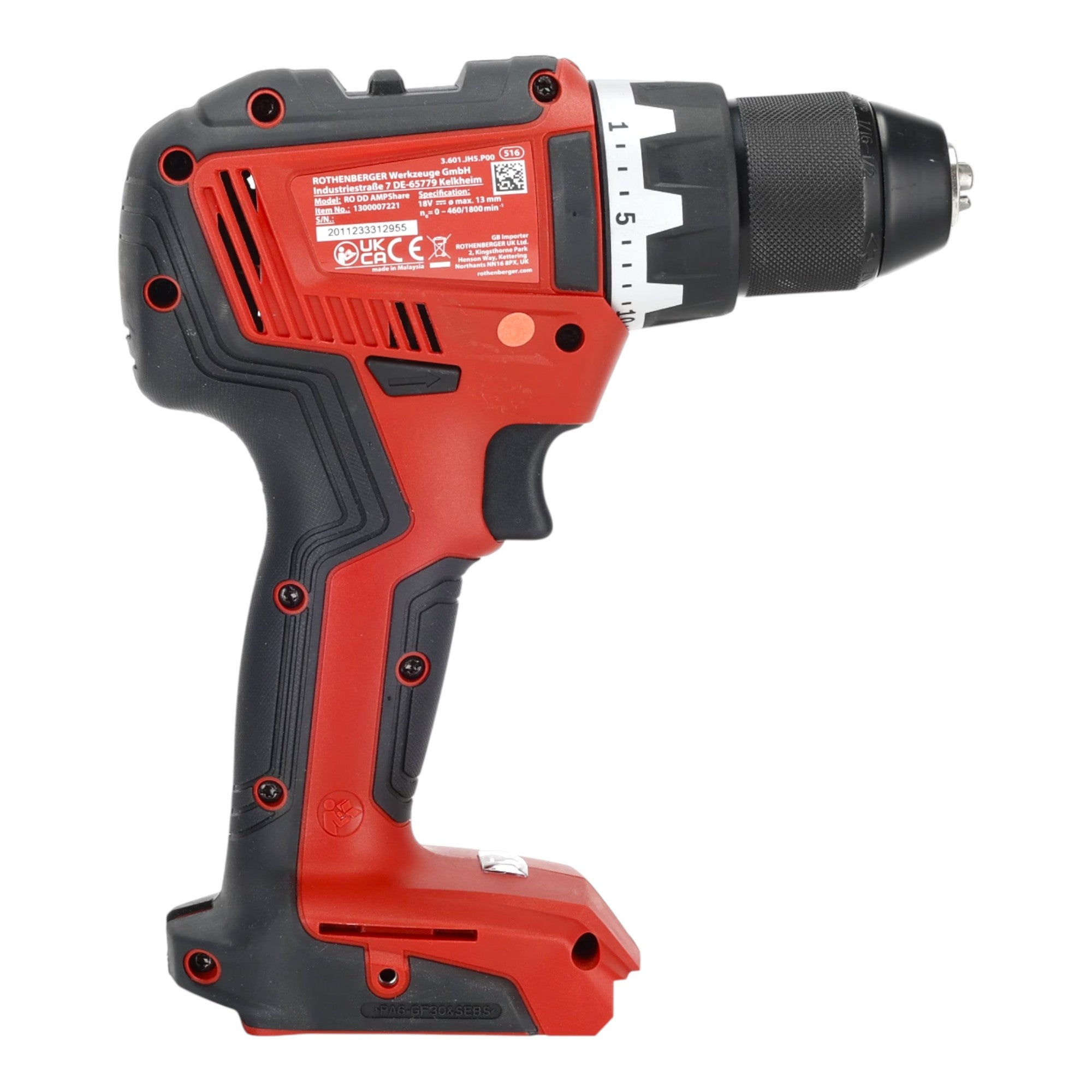 Rothenberger RO DD55 Akku Bohrschrauber 18 V 55 Nm Brushless AMPShare 2x Akku 2 0 Ah Ladegeraet 4 - toolbrothers