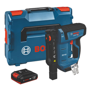Bosch GTH 18V-14 Akku Holzklammerer 18 V 10,6 x 6 - 14 mm Brushless + 1x Akku 2,0 Ah + L-Boxx - ohne Ladegerät
