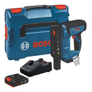 Bosch GTH 18V-14 Akku Holzklammerer 18 V 10,6 x 6 - 14 mm Brushless + 1x Akku 2,0 Ah + Ladegerät + L-Boxx