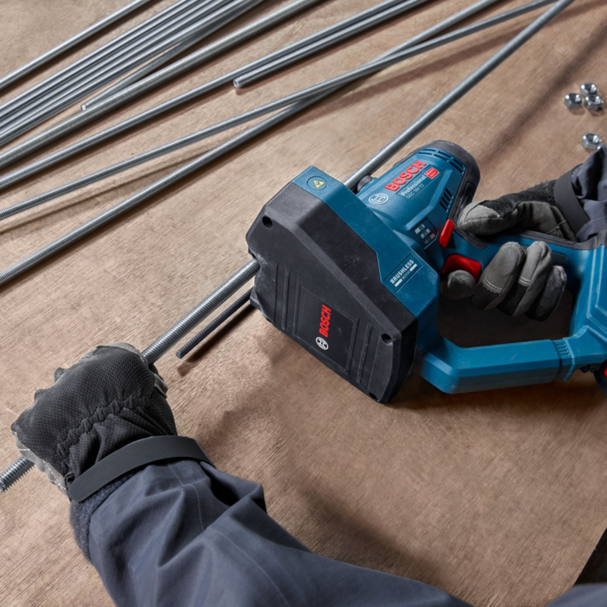 Bosch GGC 18V 12 Professional Akku Gewindestangenschneider 18 V M12 1x Akku 4 0 Ah ohne Ladegeraet 3 - toolbrothers