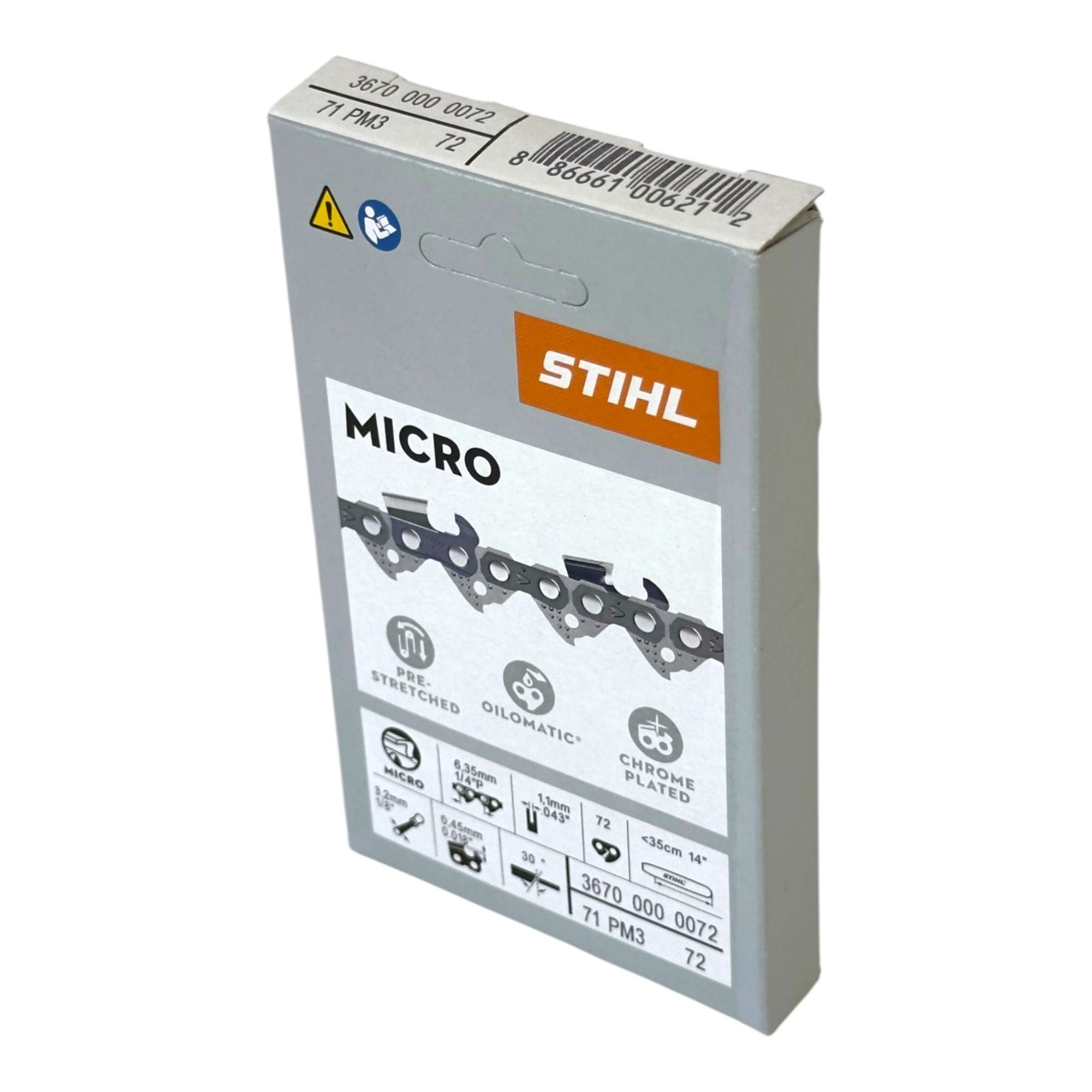 STIHL 2x 1 4 Picco Micro 3 PM3 Saegekette 35 cm 1 4 P 1 1 mm 72 TG 2x 36700000072  1 - toolbrothers