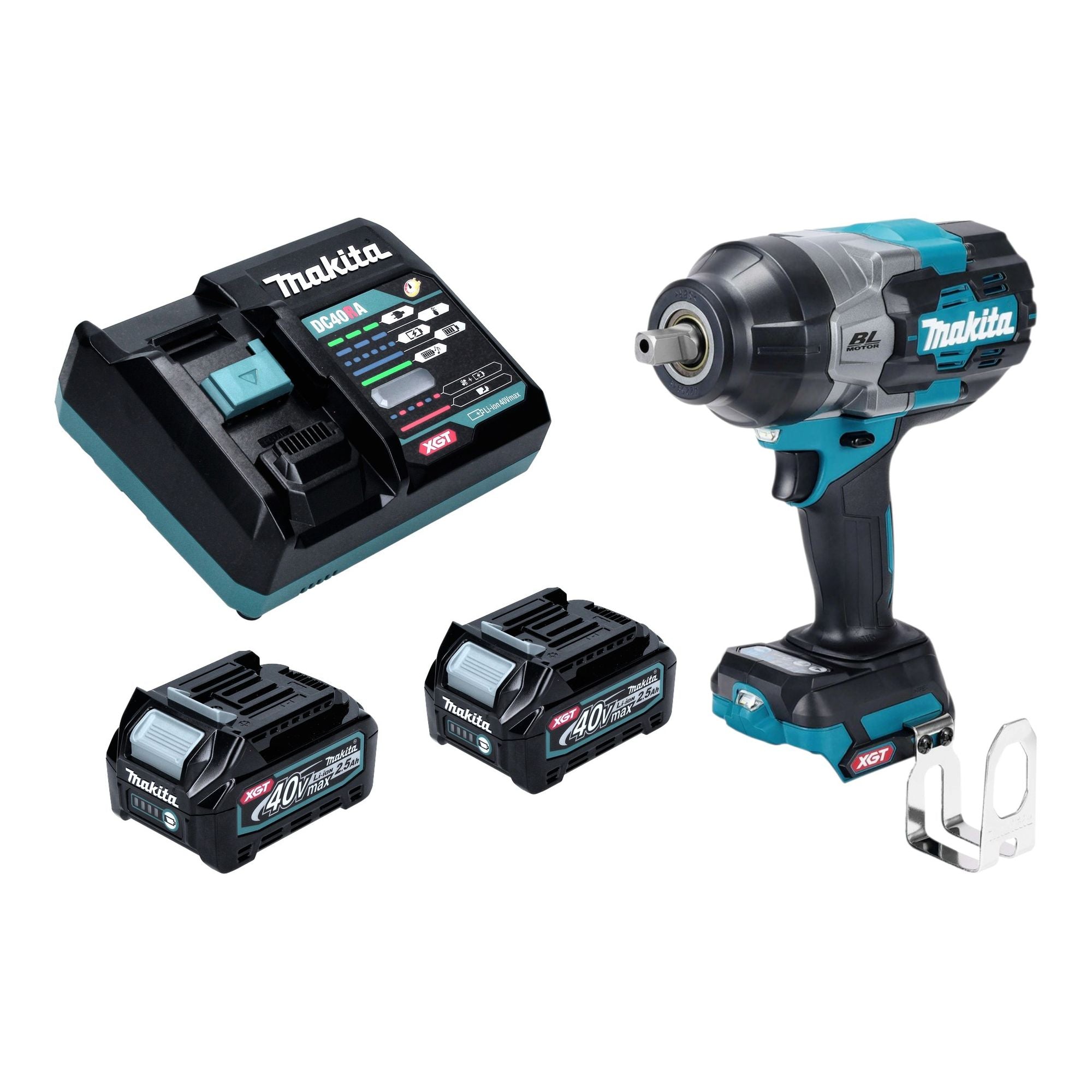 Makita TW 003 GD201 Akku Schlagschrauber 40 V max 1360 Nm 1 2 Brushless 2x Akku 2 5 Ah Ladegeraet 0 - toolbrothers