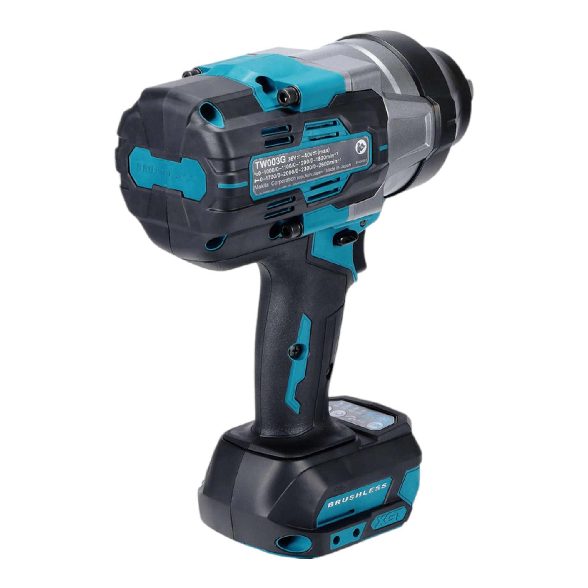 Makita TW 003 GD201 Akku Schlagschrauber 40 V max 1360 Nm 1 2 Brushless 2x Akku 2 5 Ah Ladegeraet 2 - toolbrothers