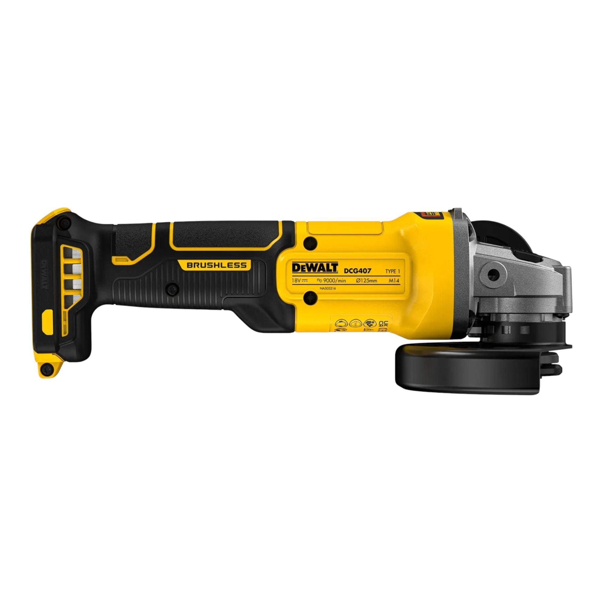 DeWalt DCG 407 M1T Akku Winkelschleifer 18 V 125 mm Brushless 1x Akku 4 0 Ah Ladegeraet TSTAK 4 - toolbrothers