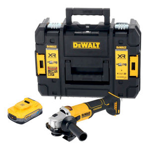 DeWalt DCG 407 NT Akku Winkelschleifer 18 V 125 mm Brushless + 1x Powerstack Akku 5,0 Ah + TSTAK - ohne Ladegerät