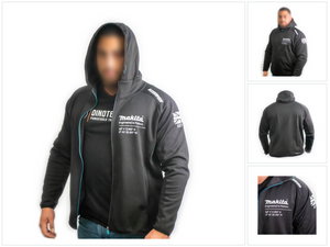 Makita Kapuze / Hoodie Jacke XL Polyester Arbeit und Freizeit ( 98P1818-XL )
