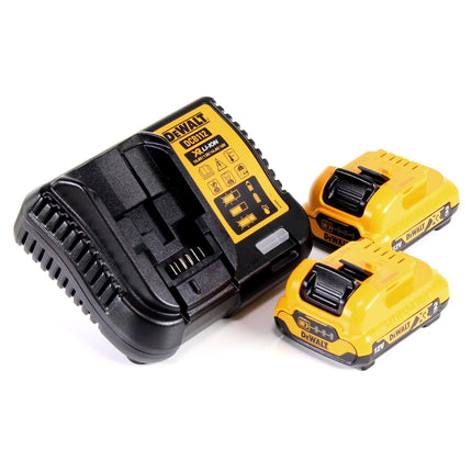 DeWalt DCD 701 D2 Akku Bohrschrauber 12V 57,5Nm Brushless + 2x Akku 2,0Ah + Ladegerät + TSTAK - Toolbrothers