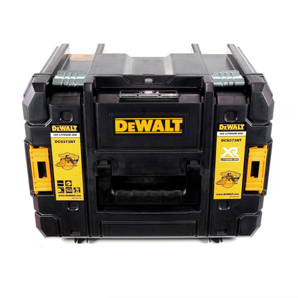 Dewalt DCS 373 L2 Akku Metall Kreissäge 18 V 140 mm + 2x Akku 3,0 Ah + Ladegerät + Sägeblatt + TSTAK - Toolbrothers