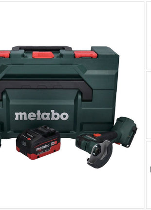 Metabo CC 18 LTX Akku Winkelschleifer 18 V 76 mm Brushless + 1x Akku 5,5Ah + Ladegerät + metaBOX - Toolbrothers