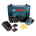 Bosch GSS 18V-10 Akku Schwingschleifer 18V + 2x Akku 2,0Ah + Ladegerät + L-Boxx - Toolbrothers