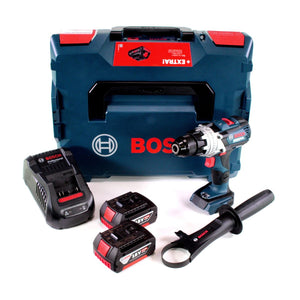 Bosch GSR 18V-110 C Akku Bohrschrauber 18V 110Nm Brushless + 2x Akku 5,0Ah + Ladegerät + L-Boxx