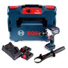 Bosch GSB 18V-110 C Perceuse-visseuse à percussion sans fil Professional 18V 110Nm + 2x batterie ProCore 4,0 Ah + chargeur + L-Boxx ( 06019G030B )